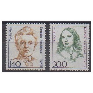 Timbres - Allemagne occidentale (RFA - Berlin) - 1989 - No 811/812 - Célébrités
