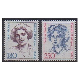 Timbres - Allemagne occidentale (RFA - Berlin) - 1989 - No 805/806 - Célébrités