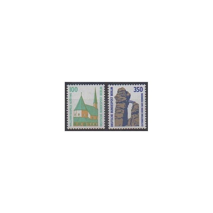 Timbres - Allemagne occidentale (RFA - Berlin) - 1989 - No 795/796 - Églises