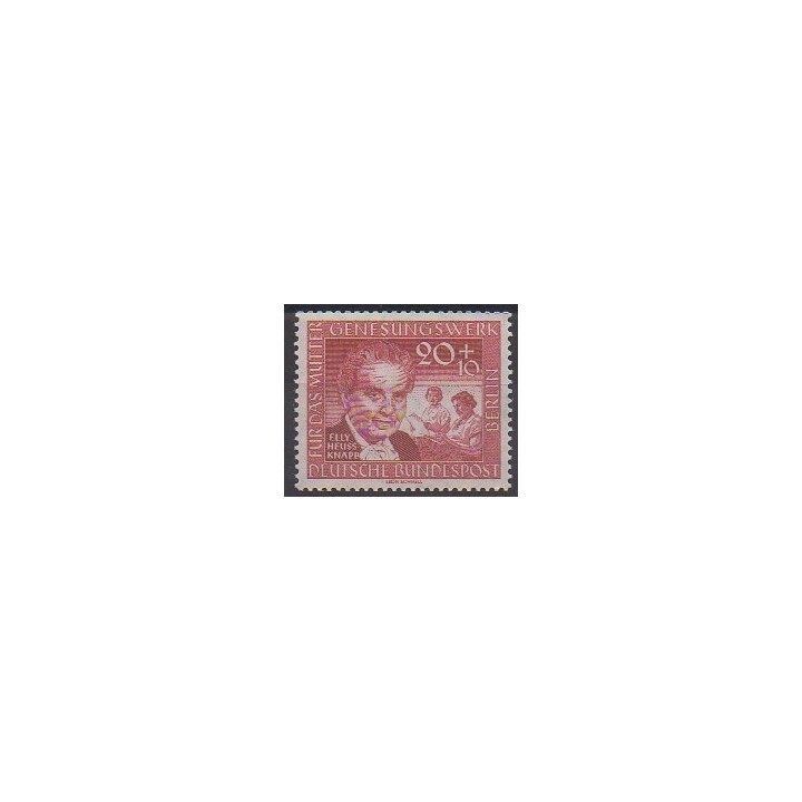 Stamps - West Germany (FRG - Berlin) - 1957 - Nb 158 - Celebrities