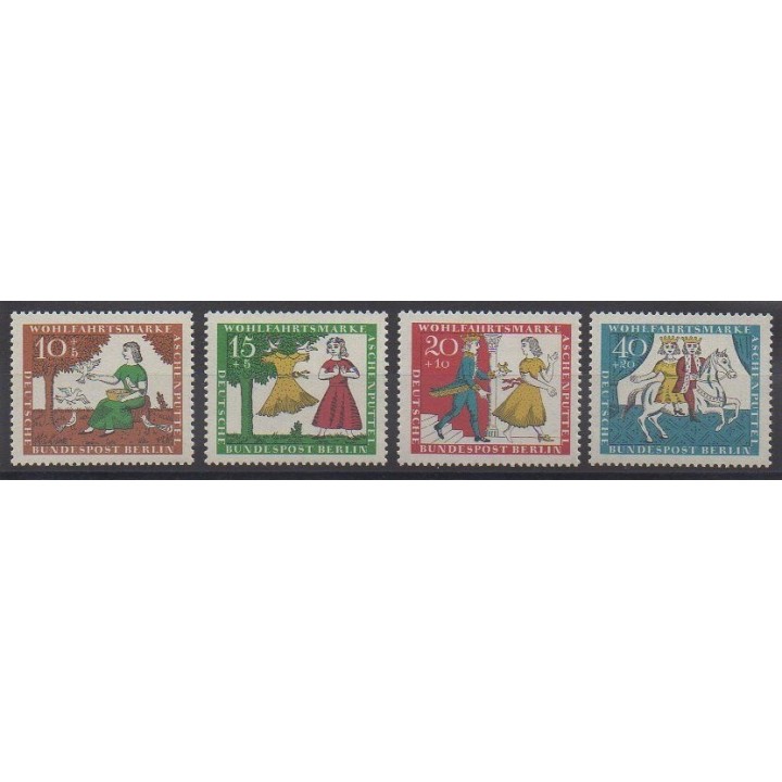 Stamps - West Germany (FRG - Berlin) - 1965 - Nb 242/245 - Literature