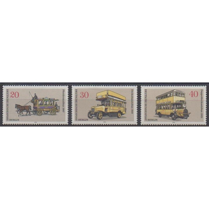 Stamps - West Germany (FRG - Berlin) - 1973 - Nb 411/413 - Transport