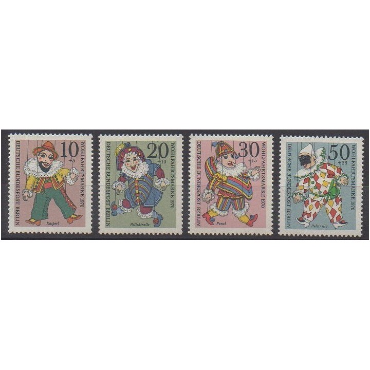 Timbres - Allemagne occidentale (RFA - Berlin) - 1970 - No 335/338