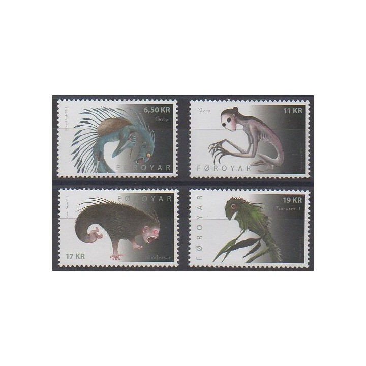 Stamps - Faroe (Islands) - 2012 - Nb 747/750 - Animals