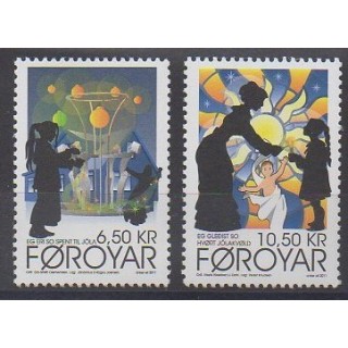 Stamps - Faroe (Islands) - 2011 - Nb 732/733 - Christmas