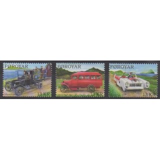 Timbres - Féroé (Iles) - 2011 - No 729/731 - Voitures