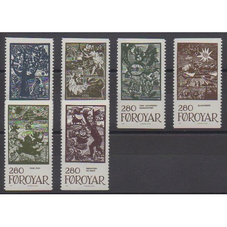 Faroe (Islands) - 1984 - Nb 100/105 - Literature