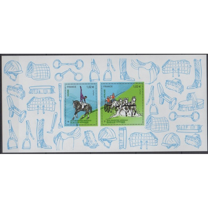 Timbres - Thème sports divers - France - Bloc souvenir - 2014 - No BS 97