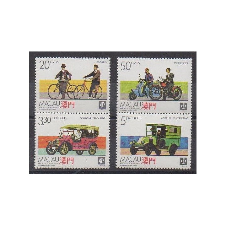 Stamps - Macao - 1988 - Nb 567/570 - Transport
