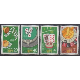 Stamps - Macao - 1987 - Nb 551/554