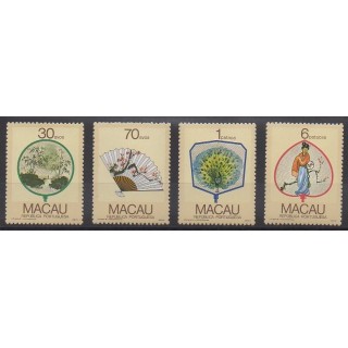 Timbres - Macao - 1987 - No 547/550 - Art