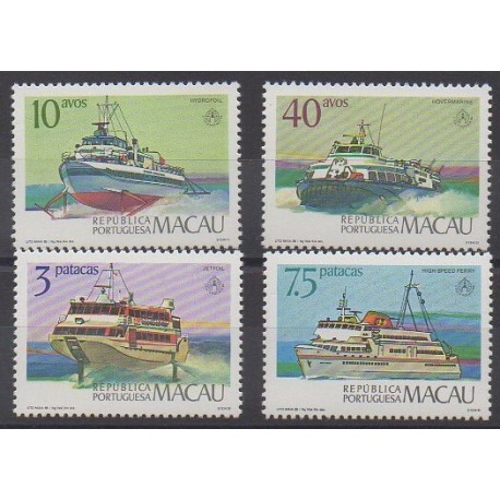 Macao - 1986 - No 531/534 - Navigation