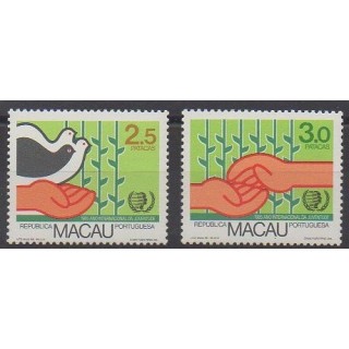 Timbres - Macao - 1985 - No 506/507