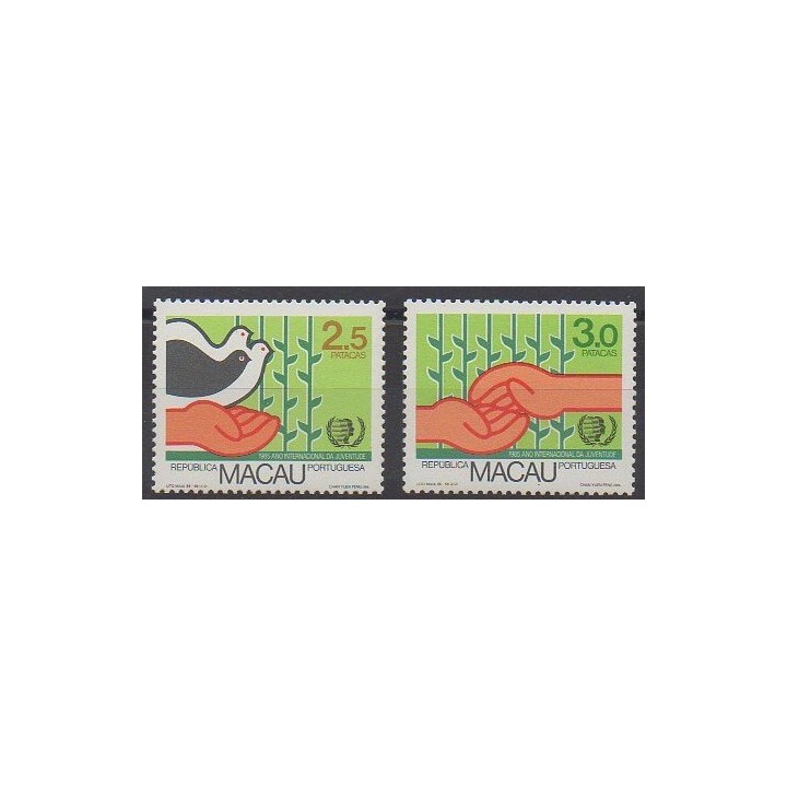 Stamps - Macao - 1985 - Nb 506/507