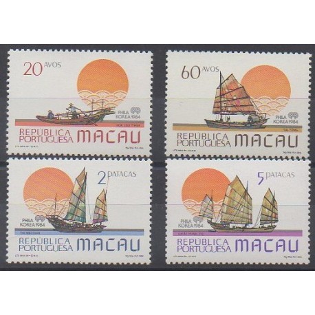 Macao - 1984 - Nb 501/504 - Boats