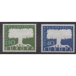 West Germany (FRG) - 1957 - Nb 140/141 - Europa