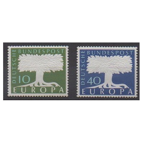 West Germany (FRG) - 1957 - Nb 140/141 - Europa