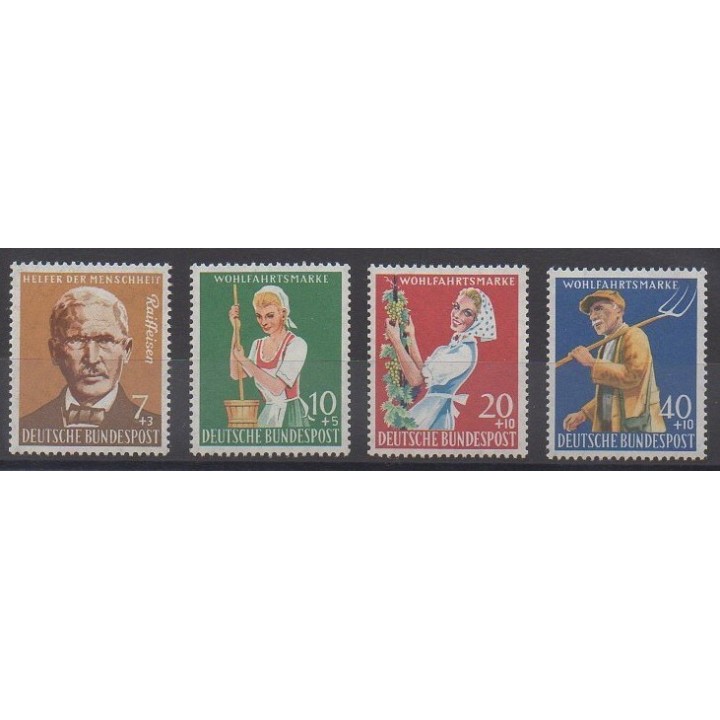 Stamps - West Germany (FRG) - 1958 - Nb 168/171 - Craft