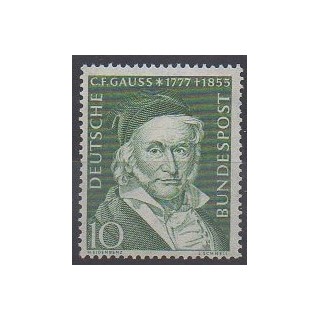 Timbres - Allemagne occidentale (RFA) - 1955 - No 80 - Astronomie