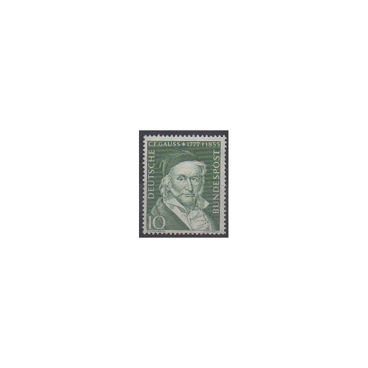 Timbres - Allemagne occidentale (RFA) - 1955 - No 80 - Astronomie