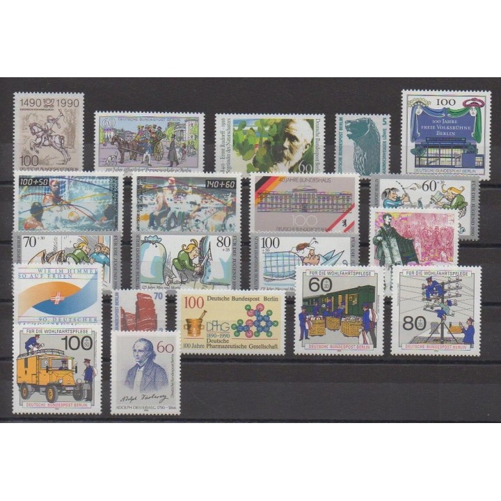 Stamps - West Germany (FRG - Berlin) - 1990 - Nb 821/840