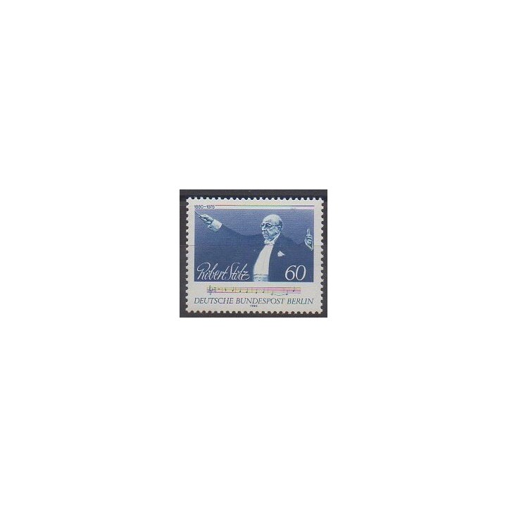 Timbres - Allemagne occidentale (RFA - Berlin) - 1980 - No 588 - Musique