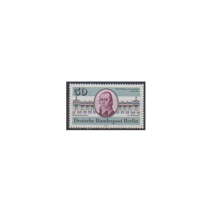 Stamps - West Germany (FRG - Berlin) - 1980 - Nb 600 - Celebrities