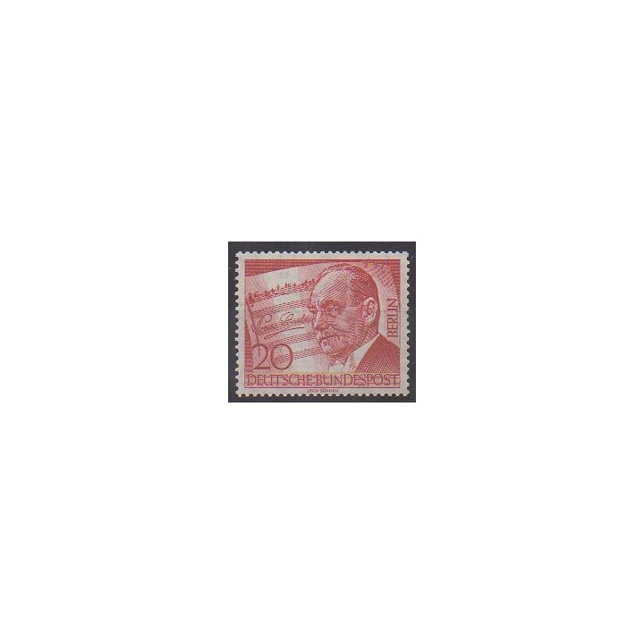 Timbres - Allemagne occidentale (RFA - Berlin) - 1956 - No 137 - Musique