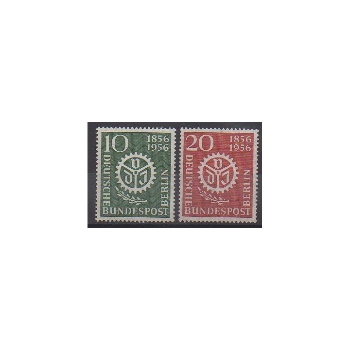 Stamps - West Germany (FRG - Berlin) - 1956 - Nb 123/124 - Science