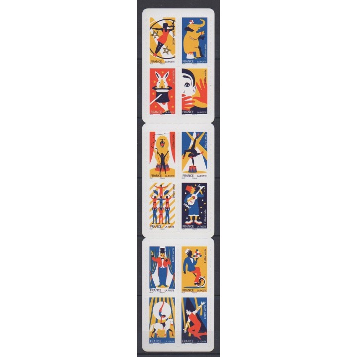 Stamps - France - Self-adhesive - 2017 - Nb BC1478 - Circus