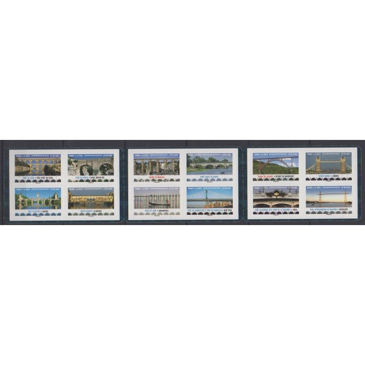 Timbres - France - Autoadhésifs - 2017 - No BC1466 - Ponts