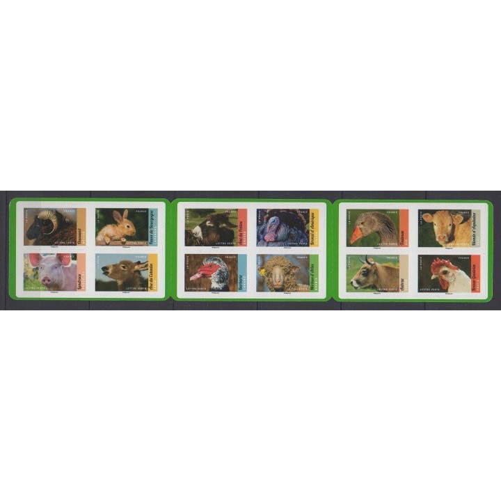 Stamps - France - Self-adhesive - 2017 - Nb BC1386 - Mamals