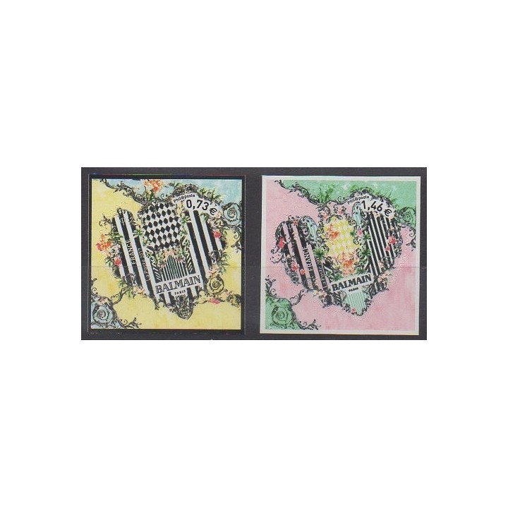 Timbres - France - Autoadhésifs - 2017 - No 1372/1373 - Costumes - Uniformes - Mode