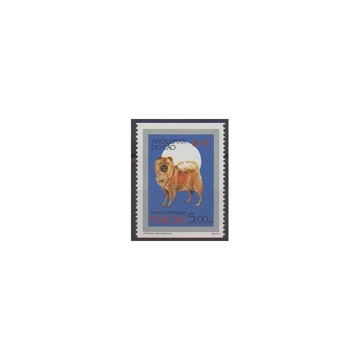Stamps - Macao - 1994 - Nb 709a - Horoscope