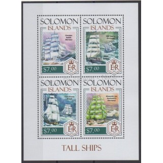 Timbres - Thème bateaux - Salomon (Iles) - 2014 - No 2040/2043