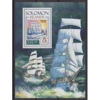Timbres - Thème bateaux - Salomon (Iles) - 2014 - No BF 261