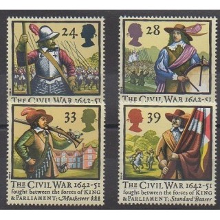 Timbres - Grande-Bretagne - 1992 - No 1624/1627 - Histoire