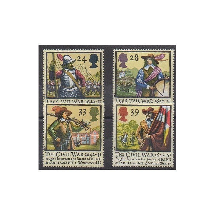 Timbres - Grande-Bretagne - 1992 - No 1624/1627 - Histoire