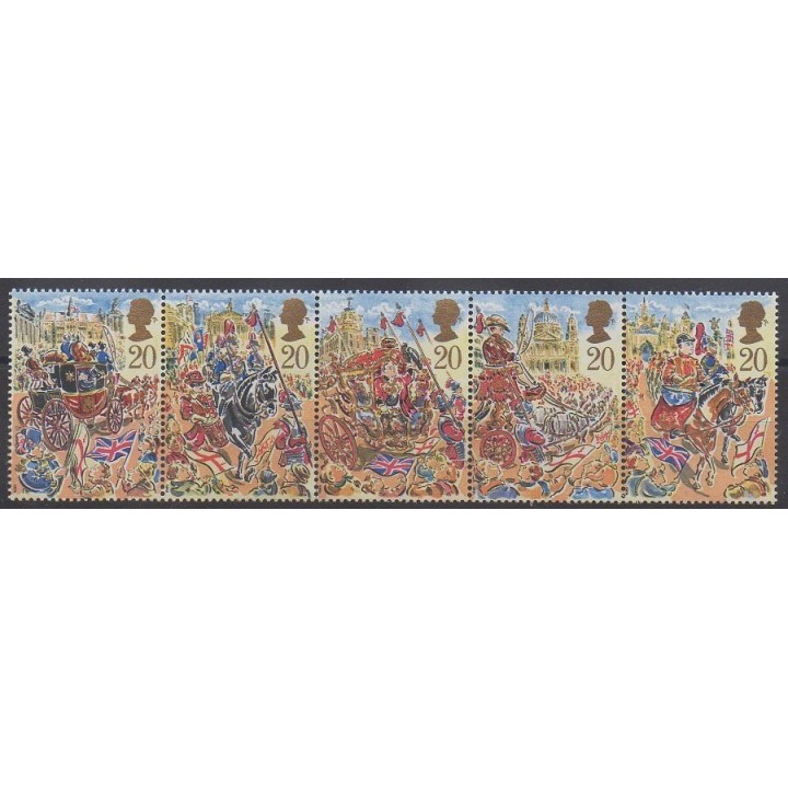 Stamps - Great Britain - 1989 - Nb 1410/1414