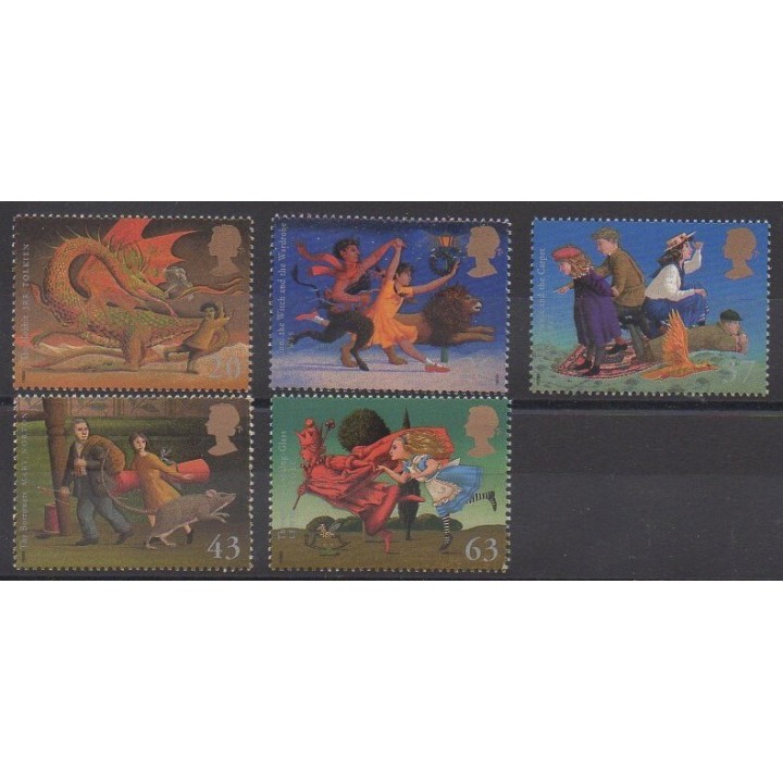 Stamps - Great Britain - 1998 - Nb 2047/2051 - Literature
