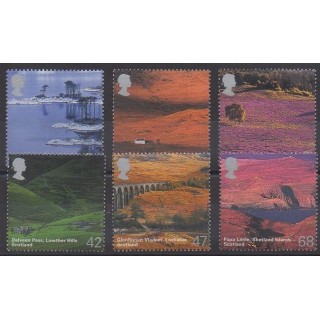 Timbres - Grande-Bretagne - 2003 - No 2462/2467 - Sites