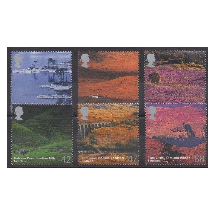 Stamps - Great Britain - 2003 - Nb 2462/2467 - Sights