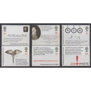Stamps - Great Britain - 2004 - Nb 2572/2577 - Art