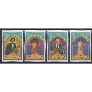 Timbres - Gambie - 1992 - No 1165/1168 - Musique