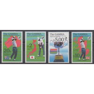 Stamps - Gambia - 1992 - Nb 1238/1241 - Various sports