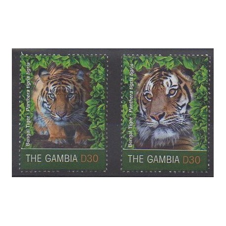 Gambia - 2011 - Nb 5019/5020 - Mamals
