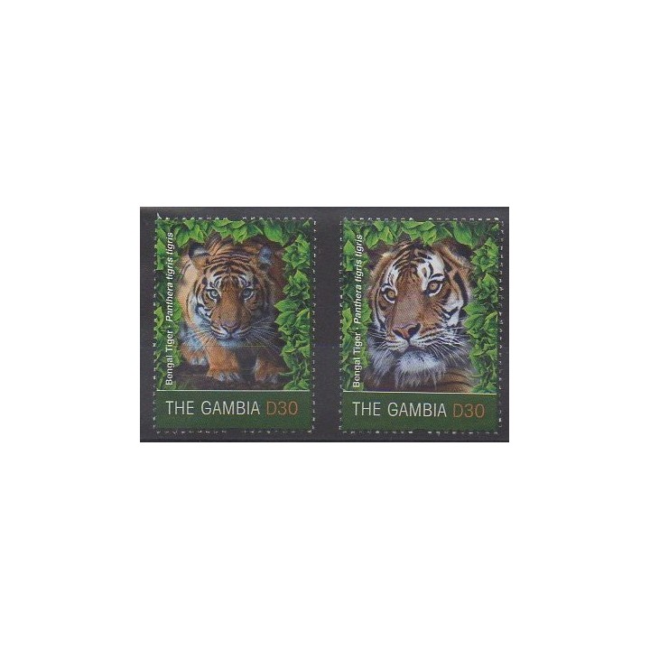Stamps - Gambia - 2011 - Nb 5019/5020 - Mamals