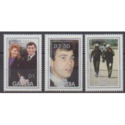 Gambia - 1986 - Nb 606/608 - Royalty