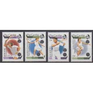 Timbres - Gambie - 1990 - No 919/922 - Sports divers