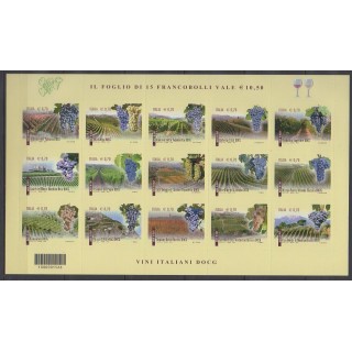 Timbres - Italie - 2013 - No 3389/3403 - Fruits ou légumes - Gastronomie